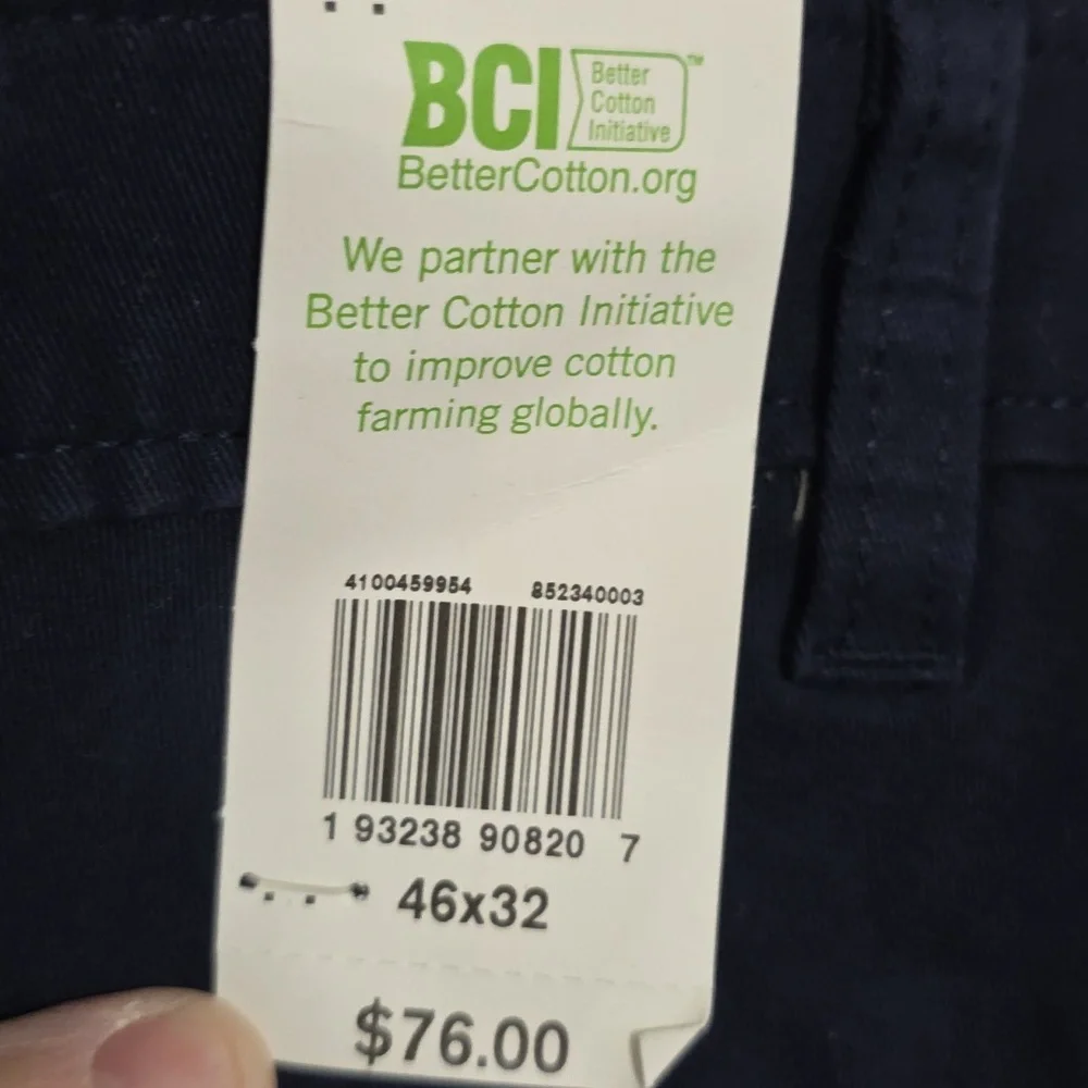 NWT Dockers Big &Tall Tapered Fit Ultimate Chino Men's‎ Pants Navy Casual 46x32